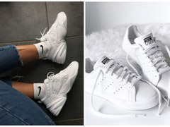 Как стирать белые кроссовки
