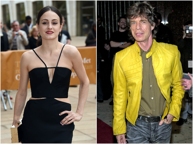 Мелани Хэмрик и Мик Джаггер