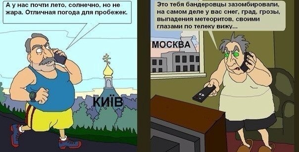 Картинка про Украину и Россию