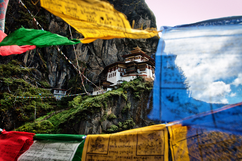 Монастырь Гнездо Тигра, долина Паро, Бутан