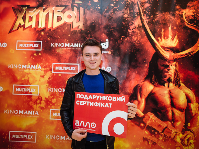 В Украине состоялась премьера фильма "Хеллбой": как это было
