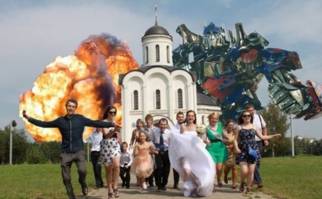 Гениальные снимки со свадеб