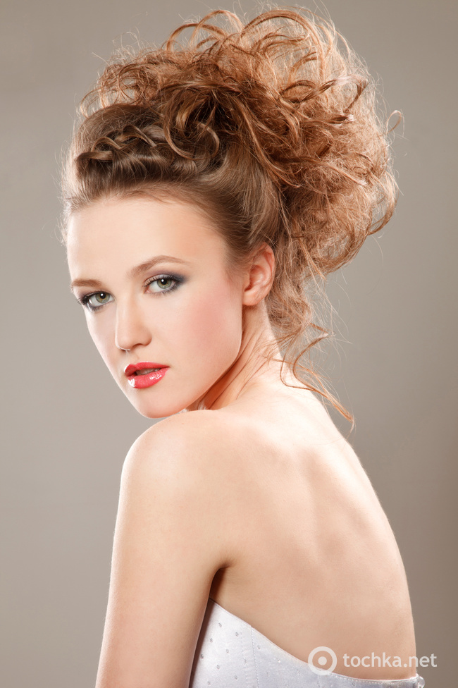 Свадебные прически: пучки