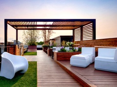 Место для отдыха над крышей