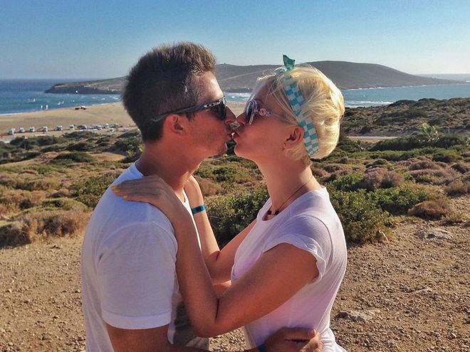 Александр Педан с женой