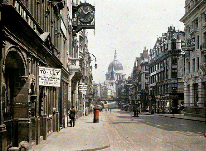 Лондон сто років тому: рідкісні кольорові фото англійської столиці