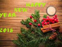 Симпатичные обои на Новый год 2018