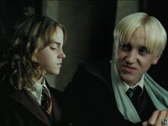 Емма Вотсон і Том Фелтон в "Гаррі Поттері"