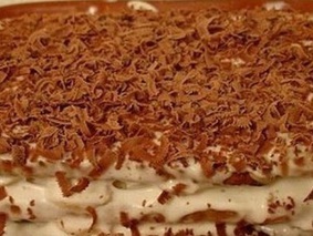 Торт из печенья с бананом Торт из печенья с бананом
