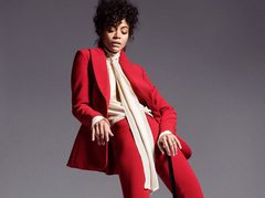 Зої Салдана в образі Прінса для The Edit