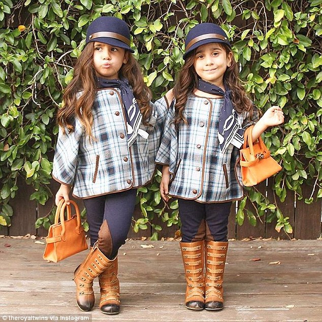 4-летние Белла и Хлоя - самые модные дети Instagram
