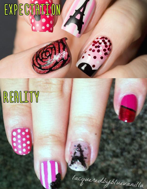 Маникюр. ожидание и реальность