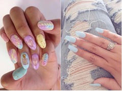 манікюр в пастельних тонах на літо