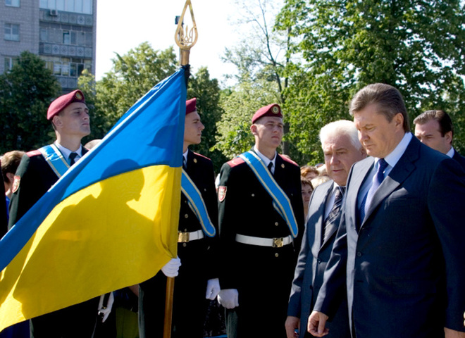 Янукович на перепохованні