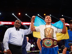 Усик дав інтерв'ю перед боєм