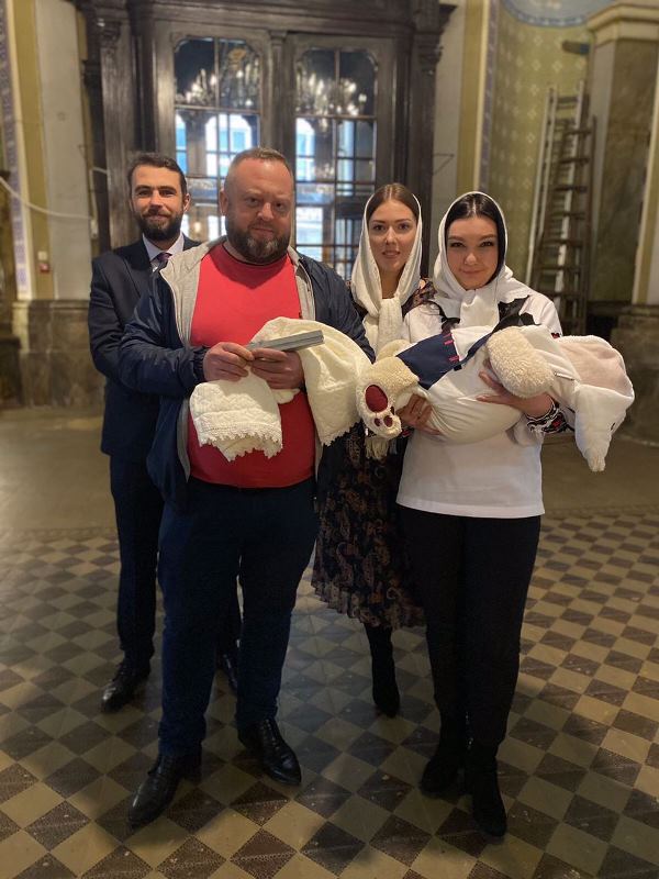 Крестины сына Владимир Жогло