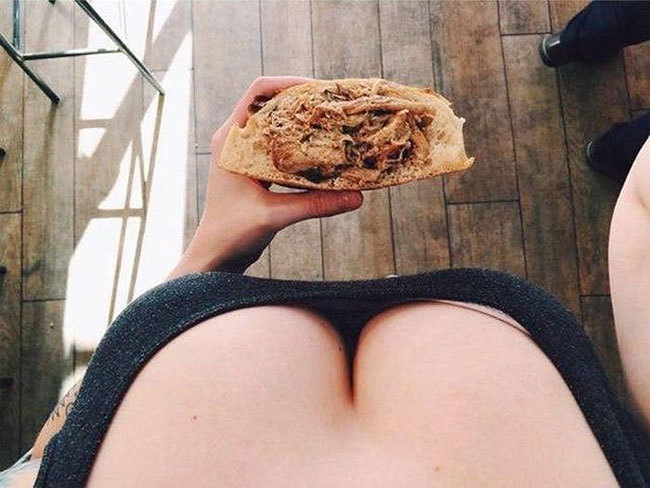 Вкусный завтрак глазами женщины