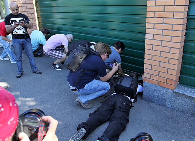 Пикет журналистов