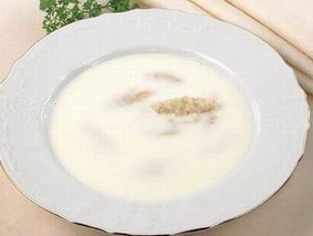 Суп молочный с овсянными клецками Суп молочный с овсянными клецками