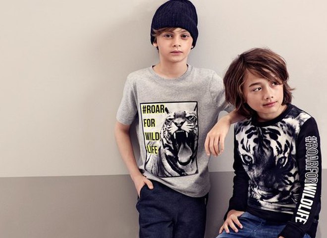 H&M выпустил детскую коллекцию одежды совместно с WWF