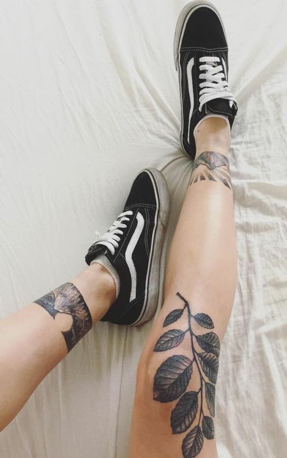 Татуировки для девушек в стиле абстракция