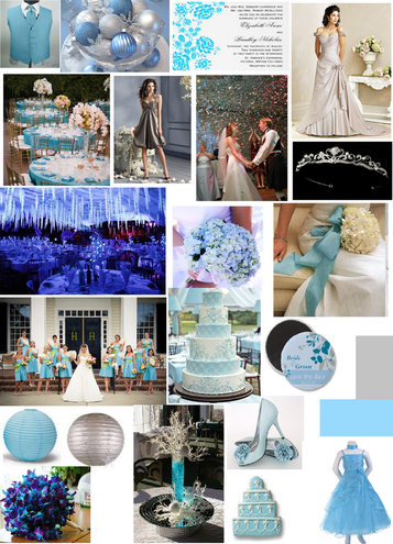 Модные свадебные оттенки: ice blue