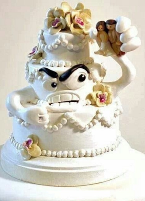 Креативные торты для разводов