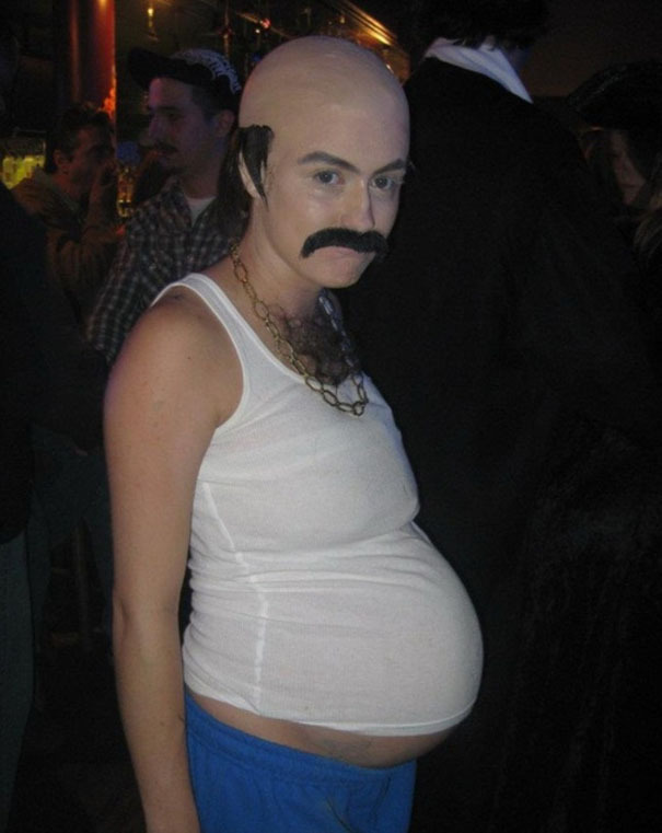 Как беременные женщины отмечали Хэллоуин