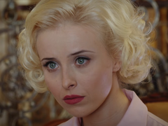 Анна Сагайдачная на съёмках сериала "Красная королева"