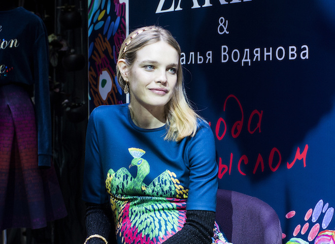 Наталья Водянова презентовала новую коллекцию одежды
