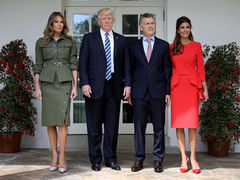 Мелания Трамп и Хулиана Авада