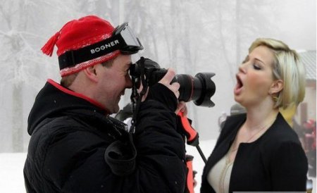 Мега карикатуры на политика блондинку