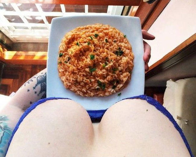 Вкусный завтрак глазами женщины