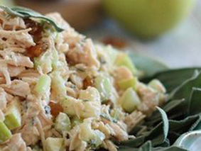 Салат из курицы с яблоком Салат из курицы с яблоком