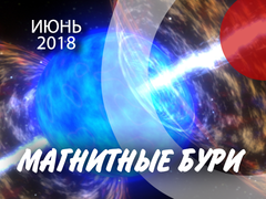 Магнитные бури в июне 2018