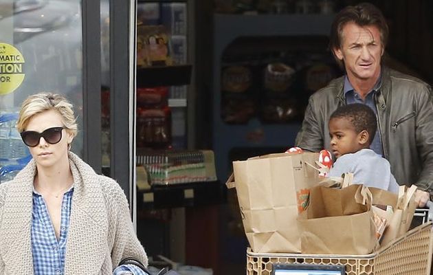 Шон Пенн и Шарлиз Терон