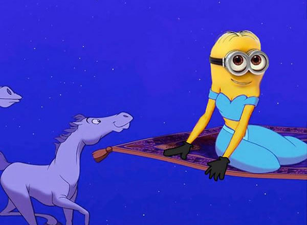 Если бы миньоны были диснеевскими принцессами