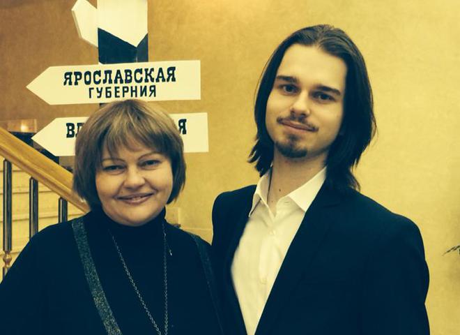 Ирина Безрукова и сын