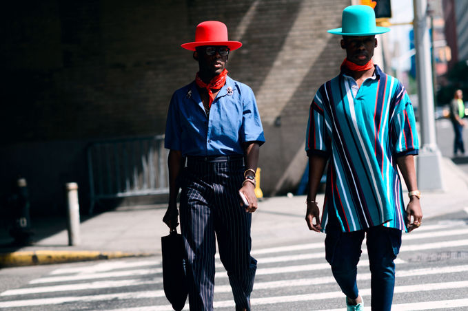Стріт стайл на Тижні чоловічої моди в Нью-Йорку SS 2017