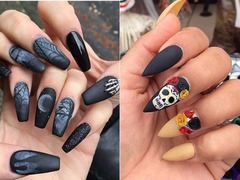 Манікюр на Хеловін 2017
