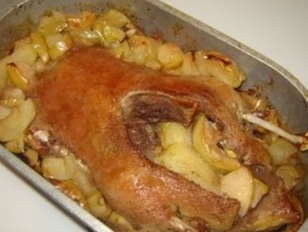 Утка с яблоками Утка с яблоками