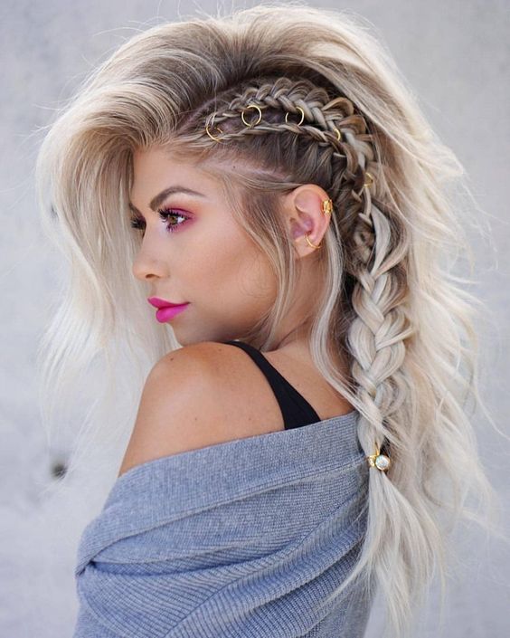 Модные косы: волосы средней длинны