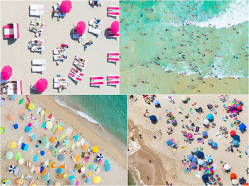 Аэрофотоснимки: самые популярные среди туристов пляжи с высоты птичьего полета