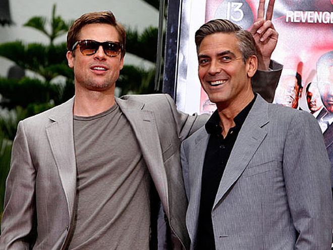 Джордж Клуни и Брэд Питт