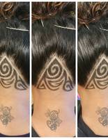 Hair tattoo