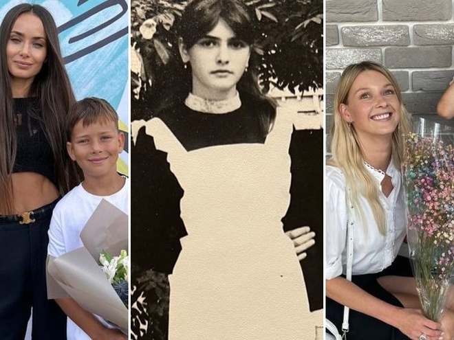 Нікітюк, Мішина, Гвоздьова й інші українські зірки показали себе та дітей 1 вересня