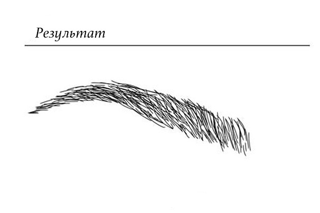 Форма бровей по методике Джимены Гасии 