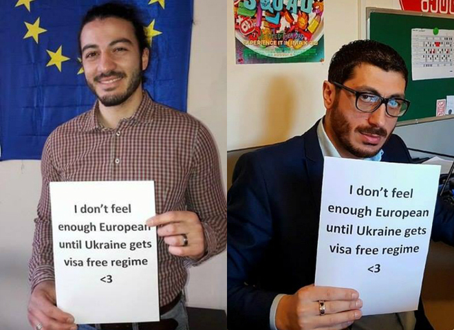 #Visa_Free_For_Ukraine: в Грузії стартував флешмоб на підтримку безвіза для України
