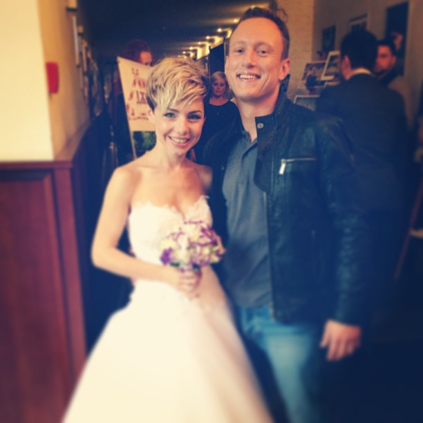 Наталья Гордиенко в свадебном платье