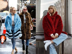 Шуба из искусственного меха на зиму